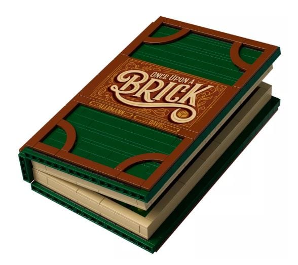 Livre LEGO Ideas en briques, fermé