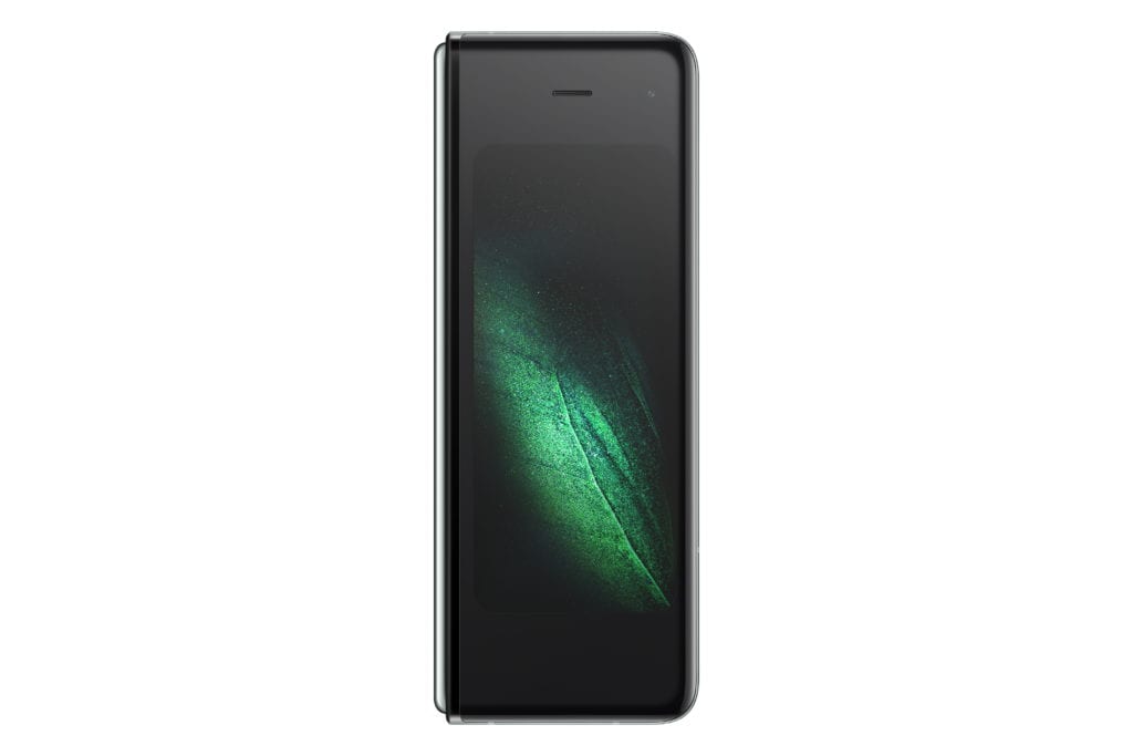 Samsung Galaxy Fold plié, écran externe