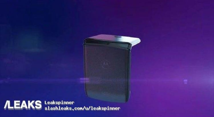 Boîtier du Motorola Razr pliable ayant fuité (Slashleaks)