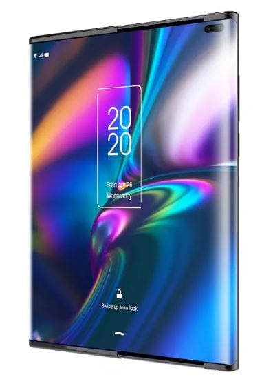 concept smartphone pliable TCL