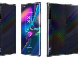 concept smartphone pliable TCL