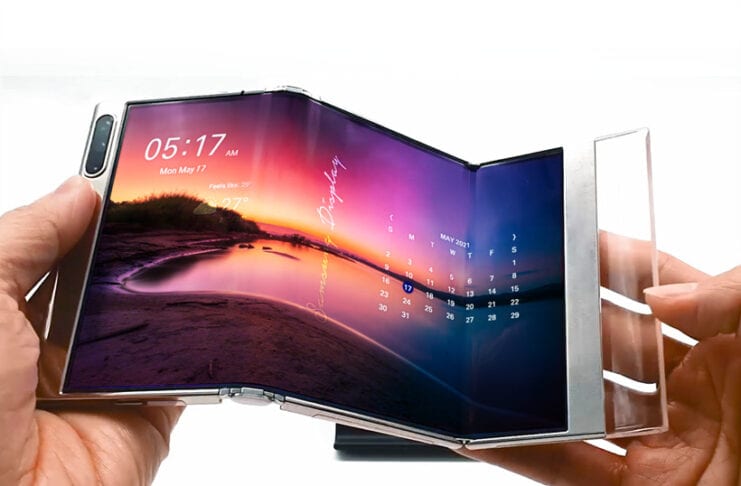 Samsung display écran pliable en 3