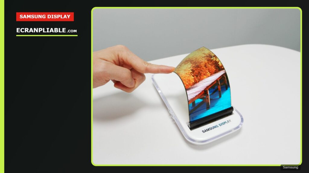 Écran pliable de Samsung Display