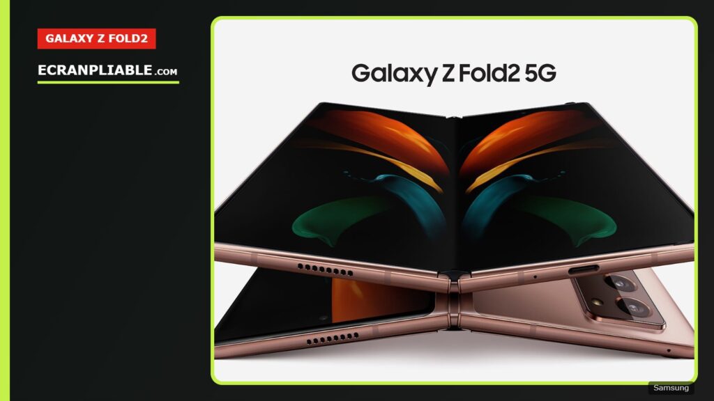 Le Samsung Galaxy Z Fold2 et ses deux écrans