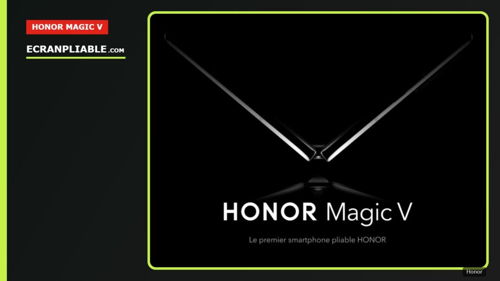 Le Honor Magic V, premier smartphone pliable d’Honor