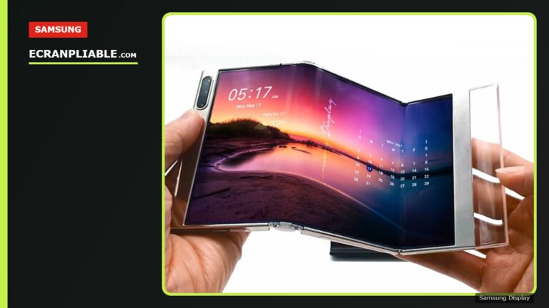 Écran pliable de Samsung Display